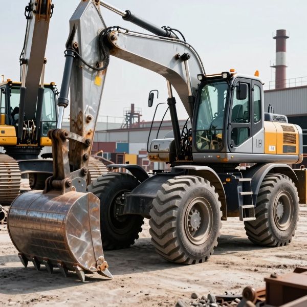 Экскаваторы колёсные в аренду